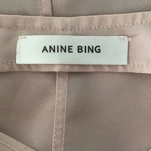 Anine Bing Gwyneth Silk Camisole Dusty Rose - Picture 3 of 8